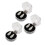 3 Paires De Dents Prothèses Horreur 1,9 Cm Boîte 1