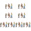 24 Pcs Mini Figurines Craftwork Decors Static Human Models 3