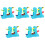 5Pièces Jouet Piste Course Enfant Plastique 3