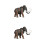 2 Pcs Children Animal Model Toy Educational Desktop Plaything 6