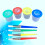 4Pcs Spill Proof Paint Cups And Assorted Brushes Set For Kids 7