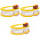 3Pcs Mini Wind-Up Toy Car Travel Case Plastic Storage Box 5