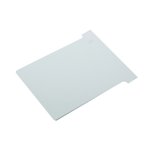 Nobo T-Card Size 2 48 x 85mm White (100 Pack)