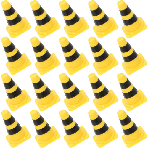 200 Pcs Mini Traffic Cones For Educational Miniature Scenes