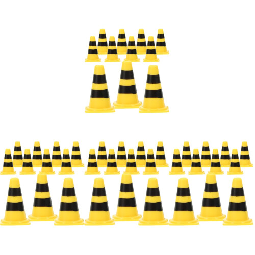 200 Pcs Mini Traffic Cones For Educational Miniature Scenes 2