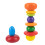 One Set Of Colorful Simulation Stone Building Blocks For Stacking 9