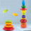 One Set Of Colorful Simulation Stone Building Blocks For Stacking 10