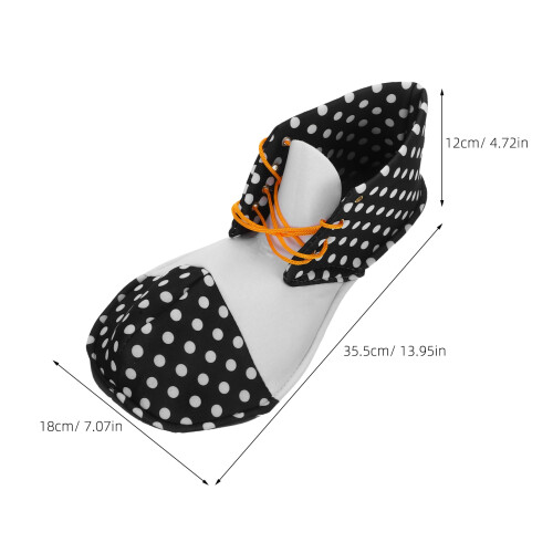 1 Paire De Chaussures Clown Et Blanches Pour Cosplay 2