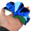 9Pcs Empty Hand Appearing Flowers Trick Props 5