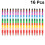 16 Pièces 12 Couleurs Crayons De Couleur En Blocs De Construction 2