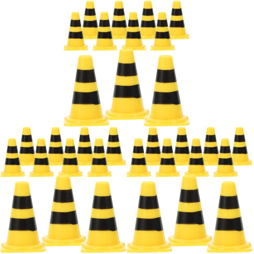 150 Pcs Mini Traffic Cones For Educational Miniature Scenes 2