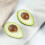 2Pcs Artificial Avocado Toy Shaped Decoration Cognitive Game 6