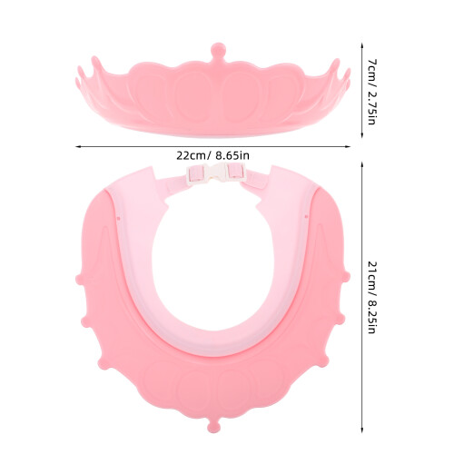 Adjustable Silicone Baby Shower Cap With Ear Protection 1