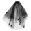 Black Mesh Wedding Veil Design For Parties And 4