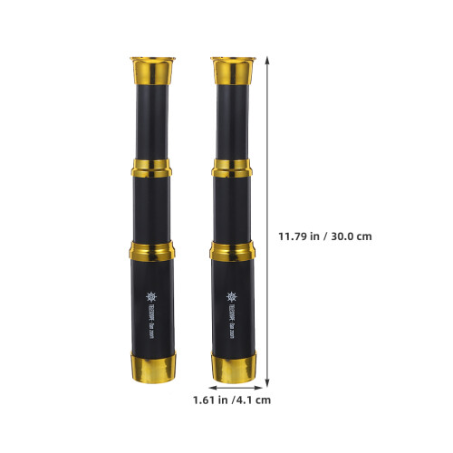 2 Pièces Téléscope De Pirate : Mini Téléscope Plastique Pliable 1