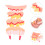 20 Pcs Fake Teeth Party Props For Halloween Cosplay Decorations 10