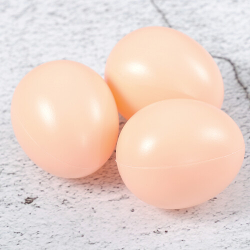 30Pcs Imitation Plastic Eggs DIY Colored Drawing Funny Lifelike Models 2