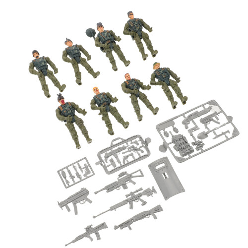 4 Sets Army Men Action Figures – Realistic Poseable Plastic Soldiers 2