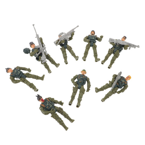 4 Sets Army Men Action Figures – Realistic Poseable Plastic Soldiers 1