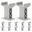 48 Pcs Train Bridge Pier Track Support Risers Compatible With All Brands 2