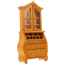 5Pcs Miniature Book Shelf Dollhouse Furniture 1:12 Scale