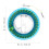 1Pc Plastic Wheel 150M Sky Blue 18Cm 2