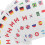 65 Pcs Mahjong Tile Push Game With White Tiles And World Flags 6