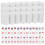 65 Pcs Mahjong Tile Push Game With White Tiles And World Flags 10