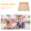 Rectangle Wooden Tray Nested Serving And Puzzle Piece Sorting 8