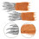 One Pair Skeleton Gloves With Hairy Claws For Halloween 10