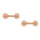 2 Dumbbell In Legno Per Bambini Allenamento 9