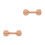 2 Dumbbell In Legno Per Bambini Allenamento 4