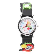Multifunction Children Quartz Watch 3D Tennis Design For Students