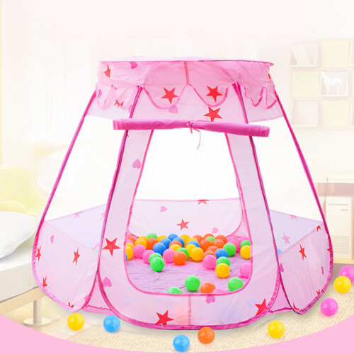 Esagonale Per Bambini Casa Yurta Rosa 2