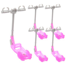 5Pcs Simulation Mini Scooters Toy Model Doll Supplies