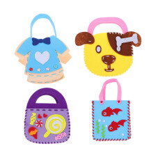 4 Set Materiali Borse A Mano Bambini Da Te In Tessuto Non Tessuto