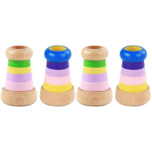 4 Pcs Poly Prisms Kaleidoscope Toy Educational 1