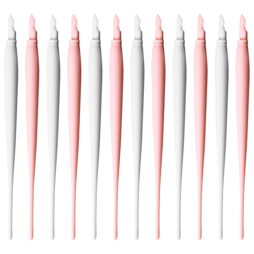 12Pcs Plastic Scratch Off Pens Colored Painting Stylus Sticks