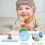 One Set Kids Stackable Tower Educational Stacking Toy 6