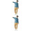 2 Pezzi Statuina Uomo Sabbia Decorazione Maschile Mini 7