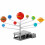 1 Set Astronomical Science Planetary Model For Kids No Battery 1
