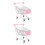 2Pz Mini Decorazione Rosa Educativo 2