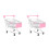 2Pz Mini Decorazione Rosa Educativo 7