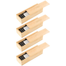 4 Ensembles De Jouets Dominos Bois, Blocs Intéressants Et Interactifs