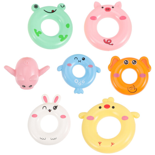 1 Set Rainbow Ring Stacking Toys For Toddlers Educational Game