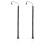2Pcs Mini Train Lamp Model Plastic Scene For Diy Decoration 2