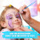 12 Kit Trucco Facciale Bambini Con Glitter Stencil Spugne 7