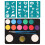 12 Kit Trucco Facciale Bambini Con Glitter Stencil Spugne 6