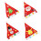 5Pcs Diy Christmas Hat Making Kit With Cartoon Design 7
