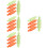 20 Pcs Children Rolling Stick Craft Tool Clay Diy Supply 11